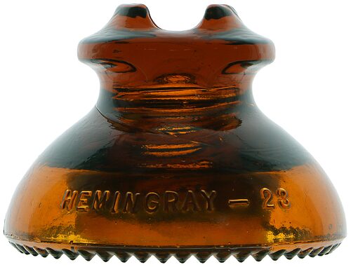 CD 241 HEMINGRAY, Honey Orange Amber; Colorful!