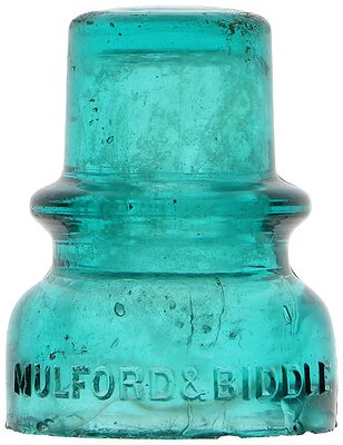 CD 735 MULFORD & BIDDLE, Blue Aqua; Small Pilgrim Hat!