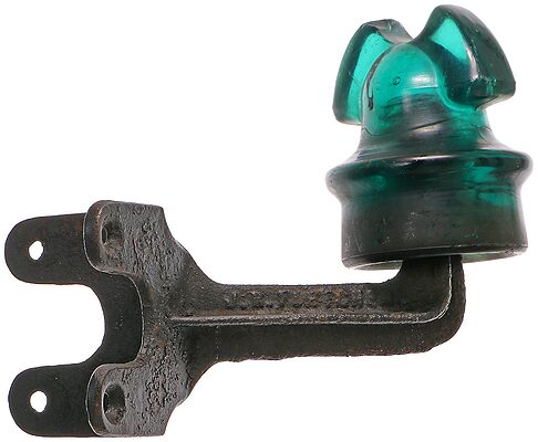 Corner bracket w/ CD 259 CABLE, Black; Unusual bracket!