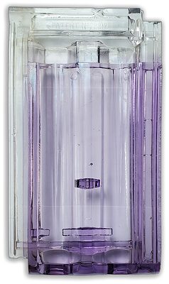 Glass Roofing Tile, Sun-Colored Amethyst; A big tile of purple!