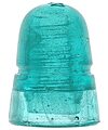 CD 145 BROOKFIELD, Aqua w/ Milk Swirls; Spectacular color!