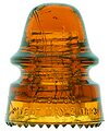 CD 162 H.G.CO., Glowing Orange Amber; Glowing!