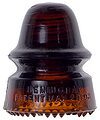 CD 162 HEMINGRAY, Dark Red Amber; Neat bubble in the rear!