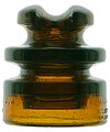 CD 220 HEMINGRAY, Honey Amber; Note the LOWEX embossing!