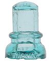 CD 734 MCMICKING, Light Aqua; Tiny, classic threadless!
