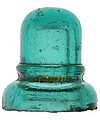 CD 740.4 {Unembossed}, Aqua; Threadless with character!