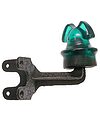 Corner bracket w/ CD 259 CABLE, Black; Unusual bracket!