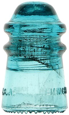 CD 106 HEMINGRAY, Hemingray Blue w/ Soot Swirls