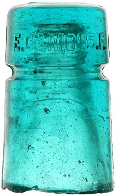 CD 123 E.C.& M.CO., Translucent Blue Aqua