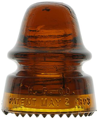 CD 162 H.G.CO., Dark Orange Amber