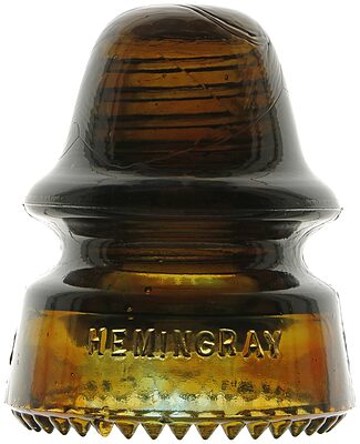 CD 162 HEMINGRAY, Aqua/Green/Amber Tri-Tone