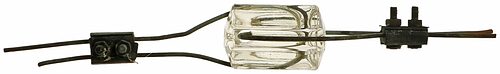 CD 1113 T68UNEL {Italy}, Clear w/ Wire and Clamps
