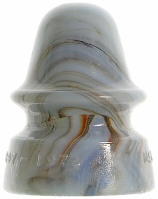SI 162 MCLAUGHLIN, Light Blue Milk w/ Various ...