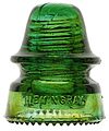 View lot 90 CD 162 HEMINGRAY, Green w/ Amber Blending