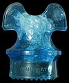 View lot 119 CD 257 HEMINGRAY (cracked), Electric Blue w/ Milk ...